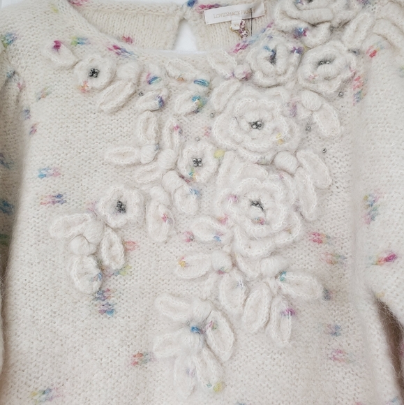 LoveShackFancy Claudette Pullover MONRI Sweater - Picture 5 of 10